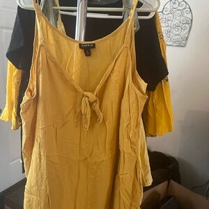TORRID MUSTARD CAMI SZ 1